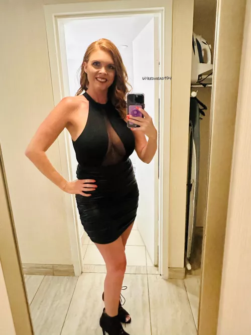 Black look good on a redhead? by Redhead974