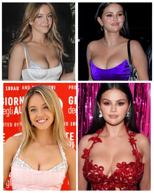 Boobs: Sydney Sweeney vs Selena Gomez by polo_tag