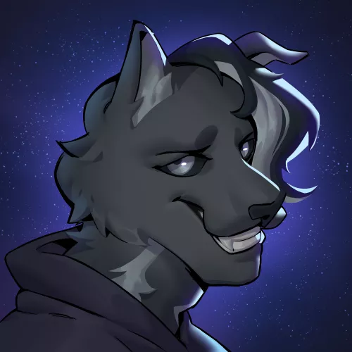 Commision done! His name is Kuro 🐺 by _gudoki