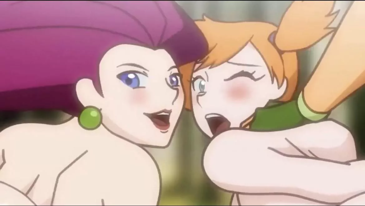 LF Color Source: orange and purple hair, blue and green eyes, Misty (pokemon), Jessie (pokemon) posted by Truck_Longjumping