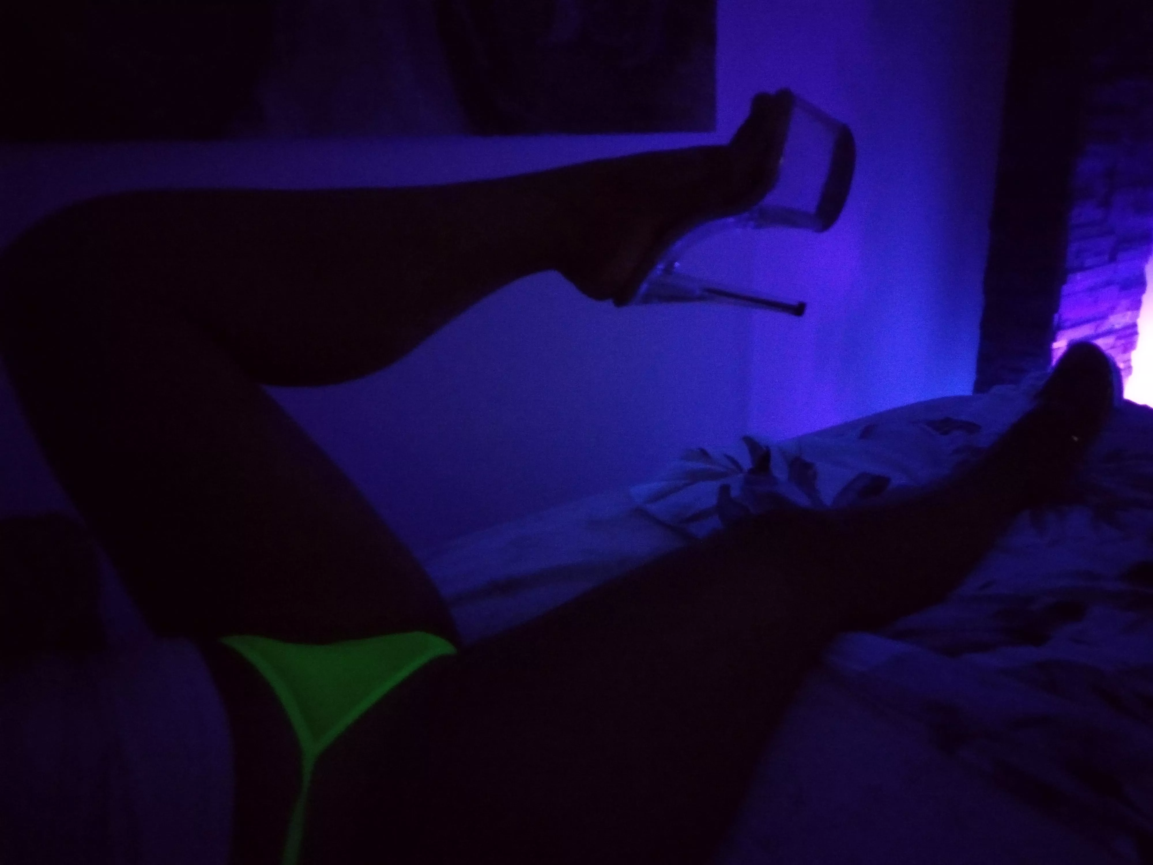 Neon lingerie posted by lostinspace1985