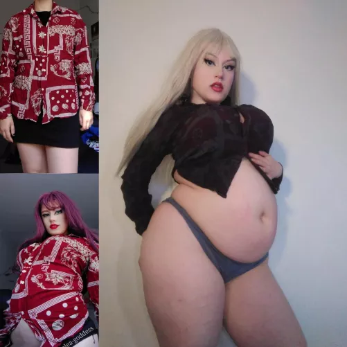 Used the shirt to test out a fabric dye, it's not like I'm ever gonna fit into it anyway by elea-goddess