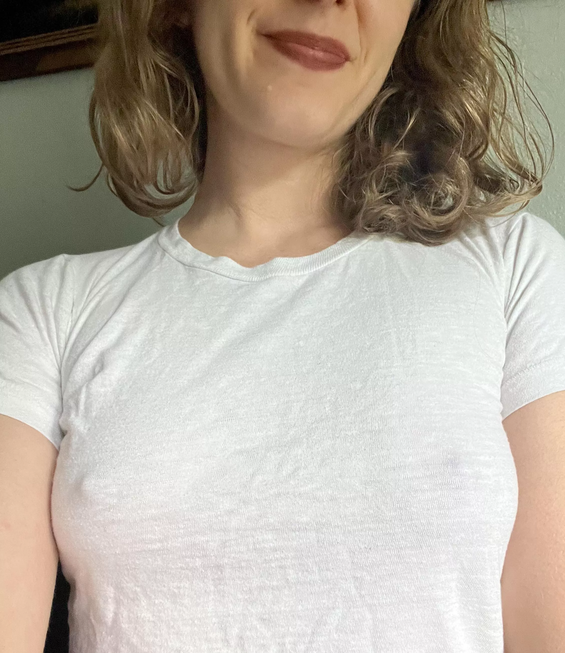 Can’t help but smile when I’m not wearing a bra! posted by eternaldarkness12