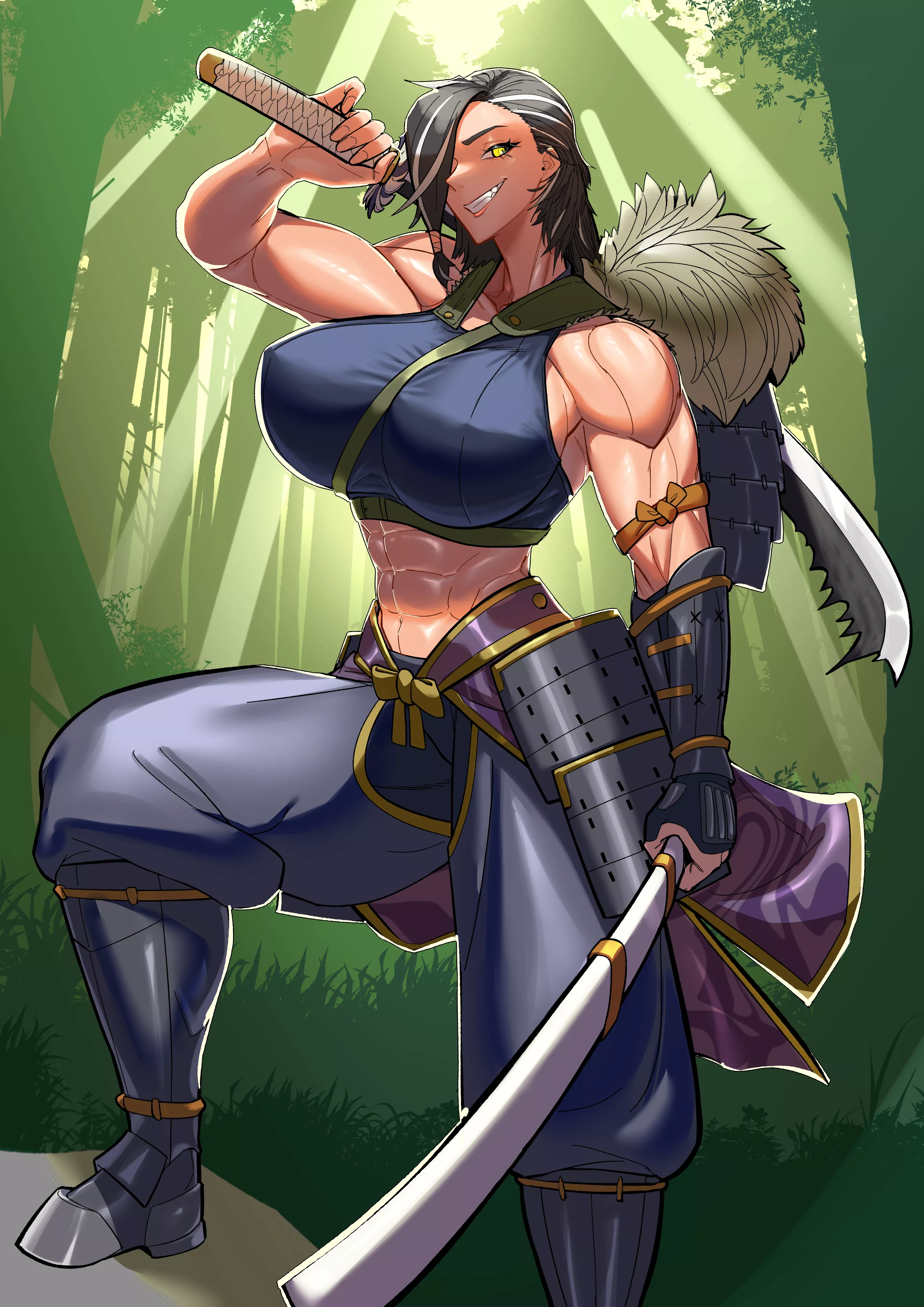 Female warrior [Artist: laughing_nerd] posted by ComaOfSouls