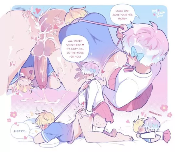 I wanna be someones good boy like this~ 💖 by NeedyFemboii23