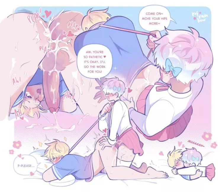 I wanna be someones good boy like this~ 💖 posted by NeedyFemboii23