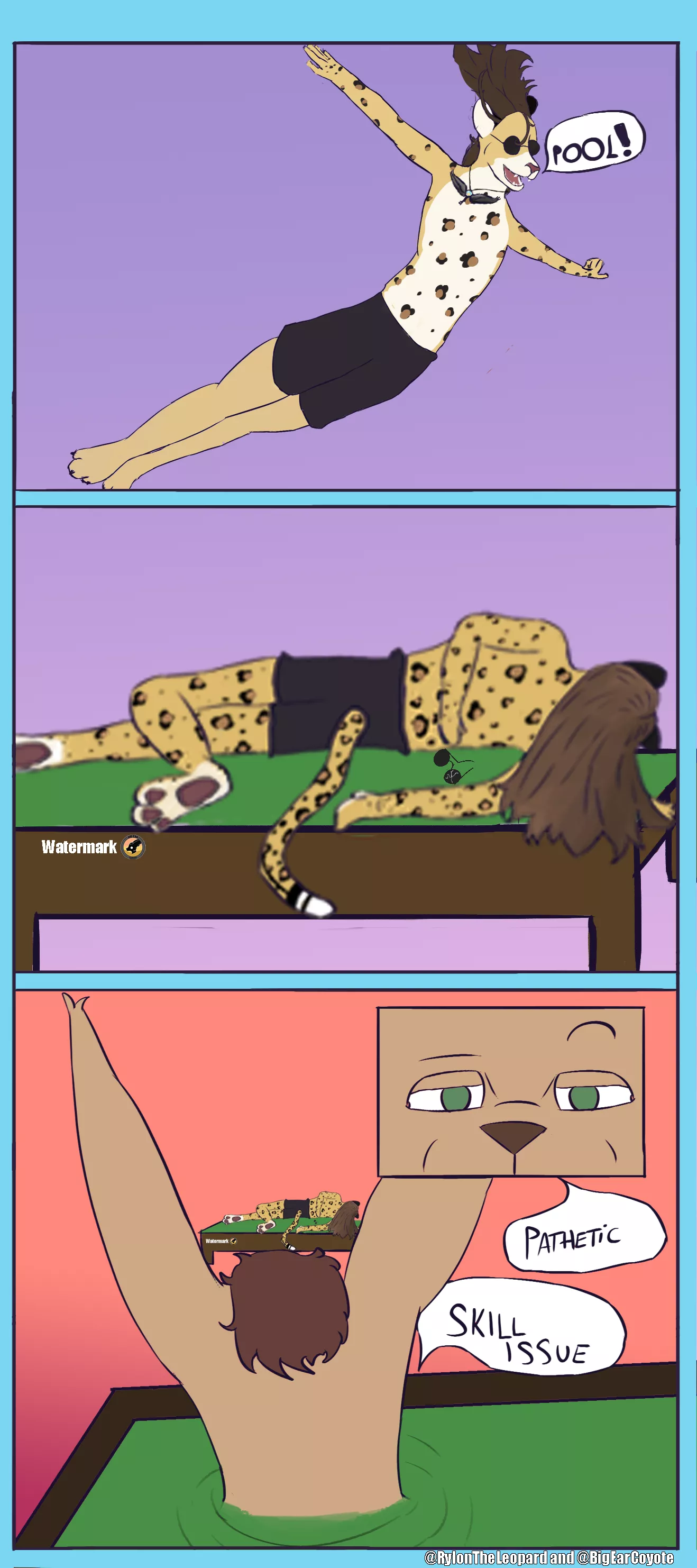 Oh Look! A pool! posted by RylonTheLeopard