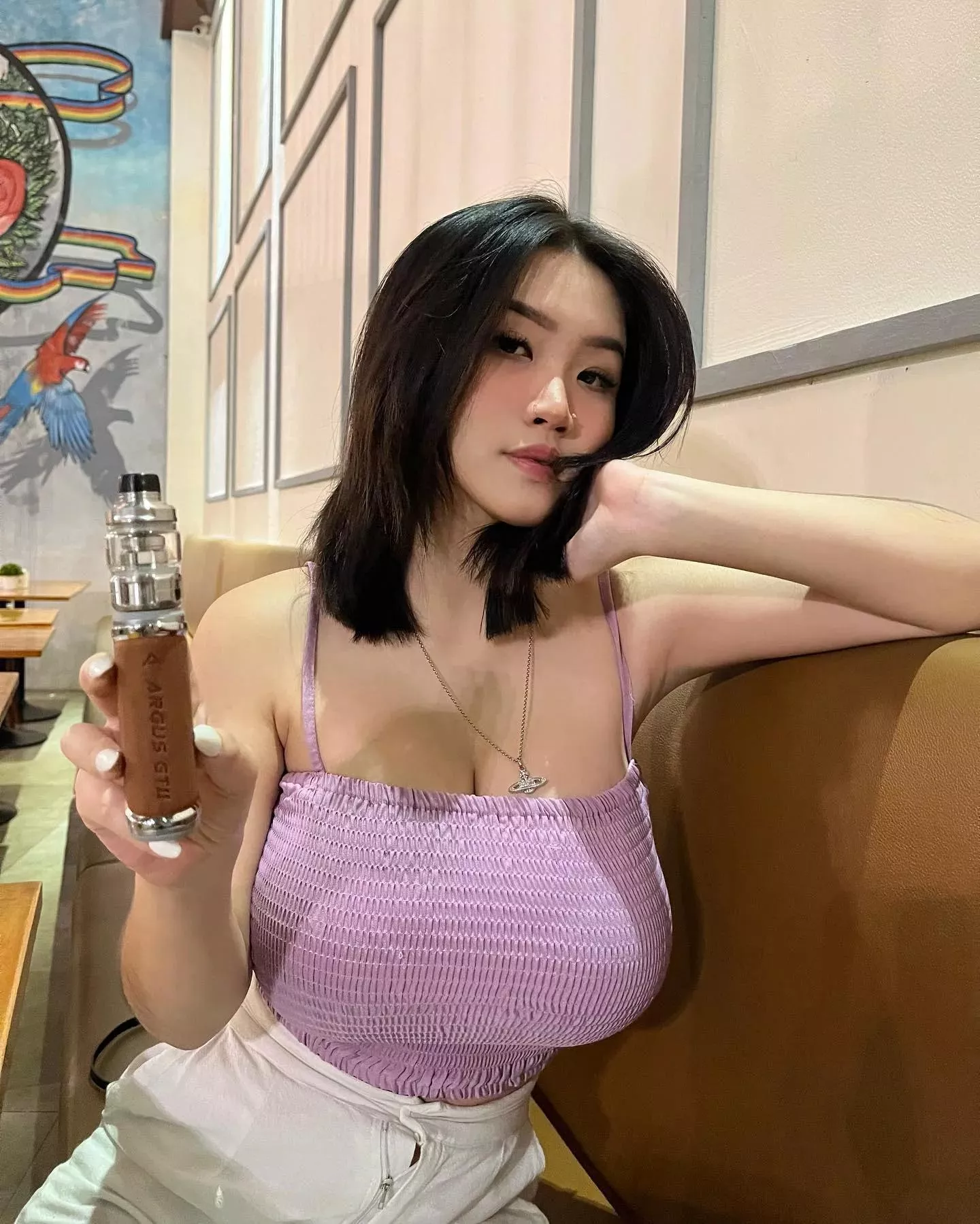 Purple top busty posted by Moist-Doubt-2526