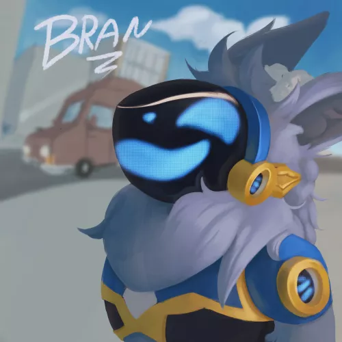 raeal in the street (art by me) by BranArts