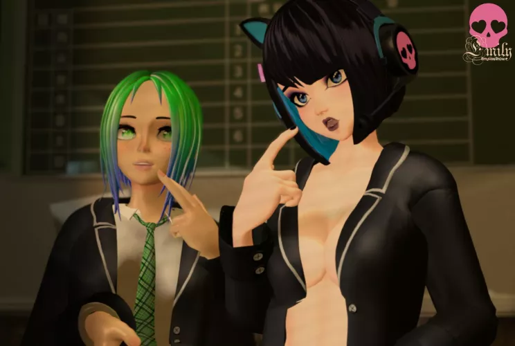 she just told me I'm not wearing a blouse... now everyone can see my tits🫣 https://chaturbate.com/emyliveshow by EmyLiveShow