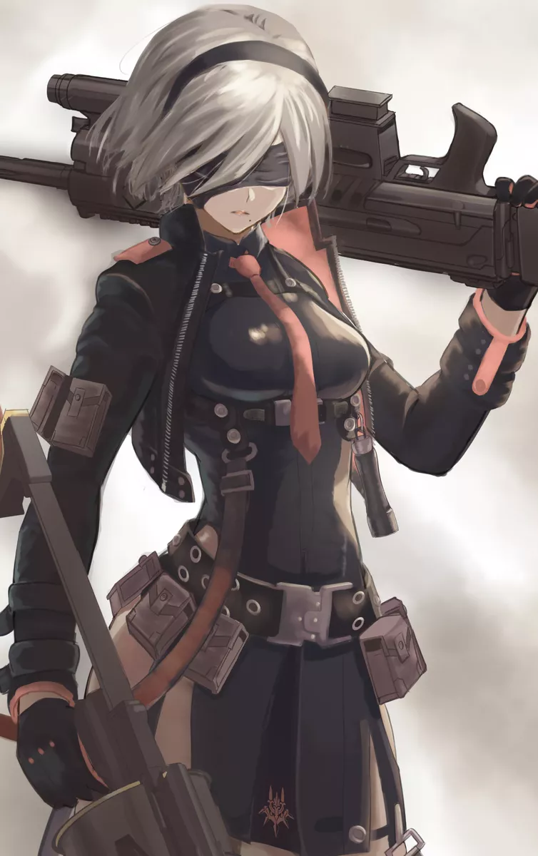 When 2B in Rapi's suit posted by Hide_on_bursh