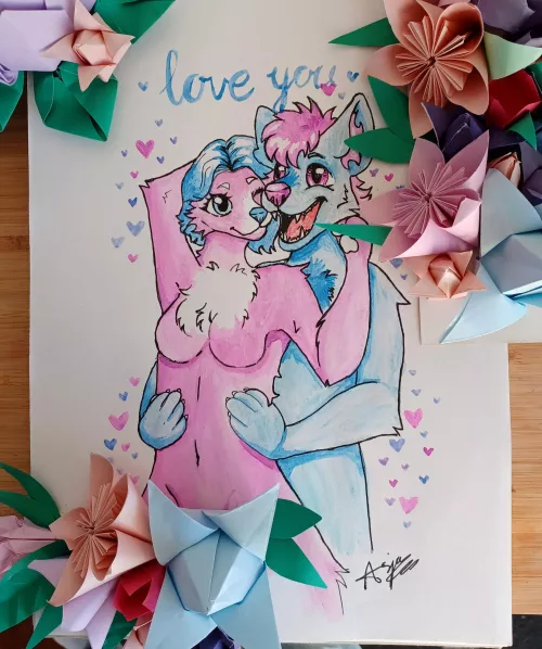 Wholesome love 💜 Happy Thursday everyone 💕 by Asjacfurr