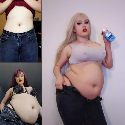 A couple years of sloth and gluttony by elea-goddess