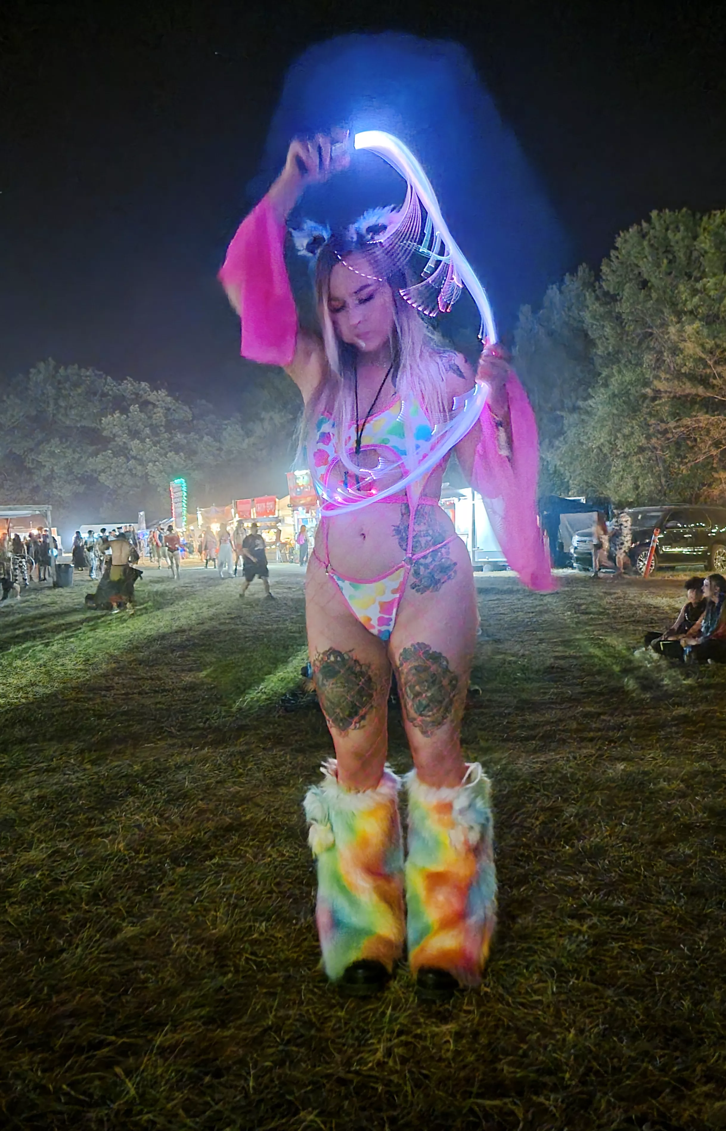 A wild rainbow kitty in her natural environment 🌈 ✨️ posted by JustYeeeetIt