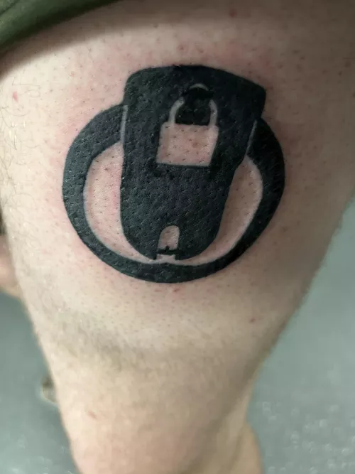 Tattoo to show I'm a locked sub!!! by Dry-Turnip-9423