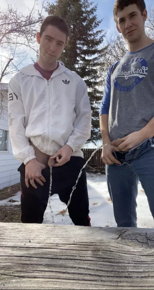 Who’s got a thing for pissing outside? I know I do by Pretty-Ad5020