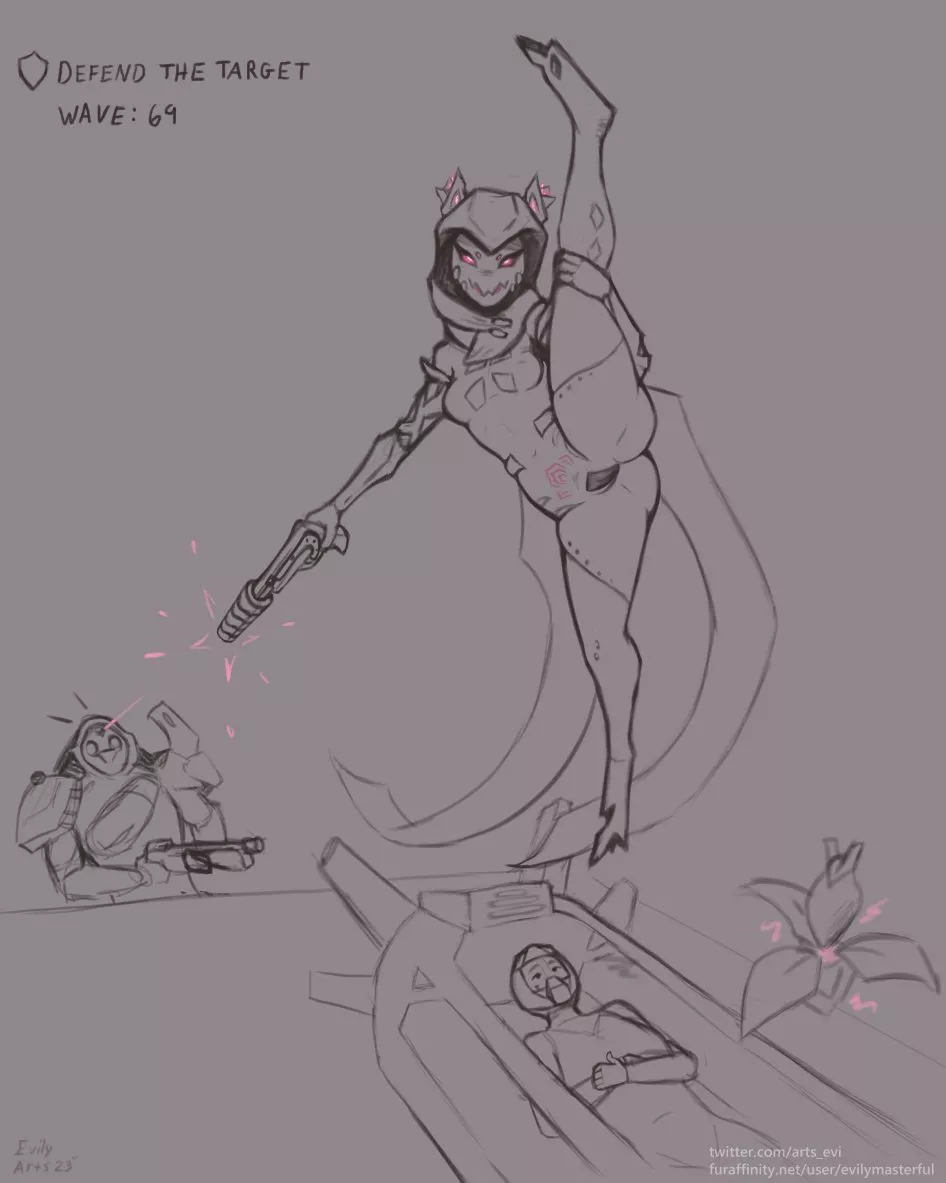 [Wisp] Is Good At Defense Missions (arts_evi) posted by Darthmufin