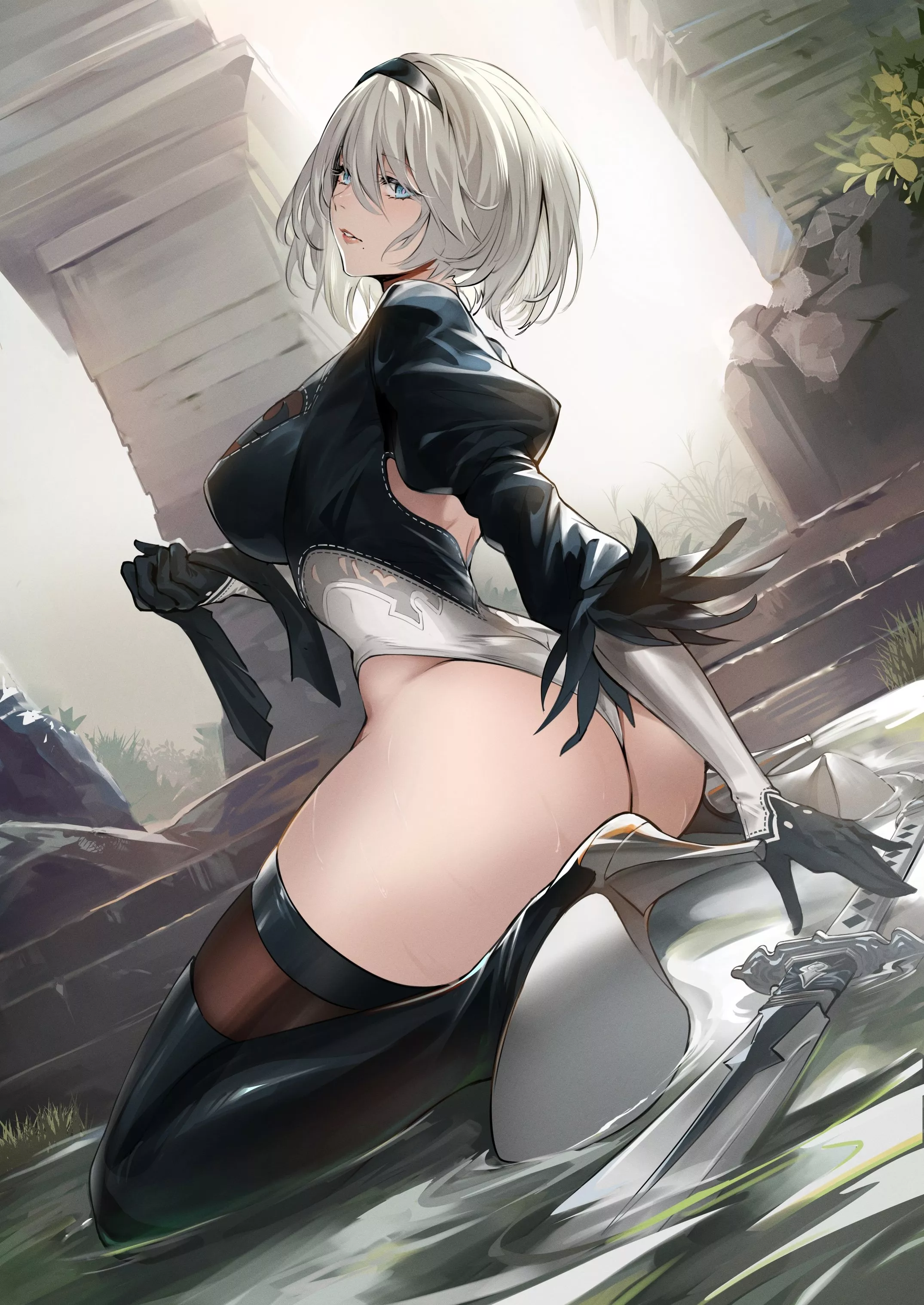 2B (NR_doujin) posted by CheetahSperm18