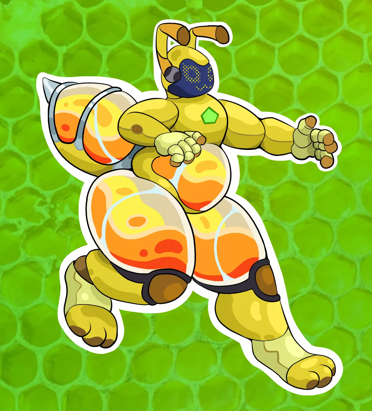 Does this count as furry? Annyway, bee robot full with honey posted by kkungergo