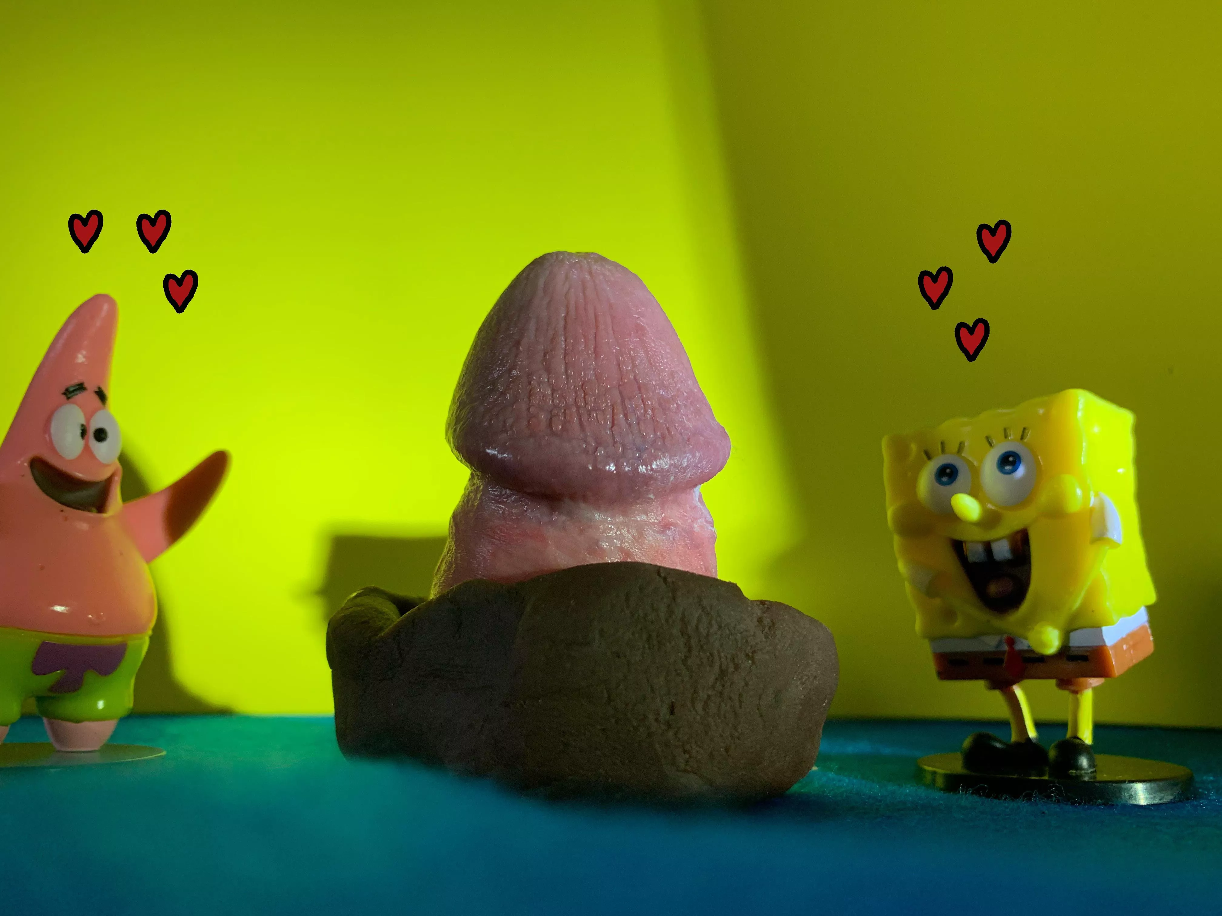 (oc) SpongeBob and the love snake! posted by smallsmile4fun