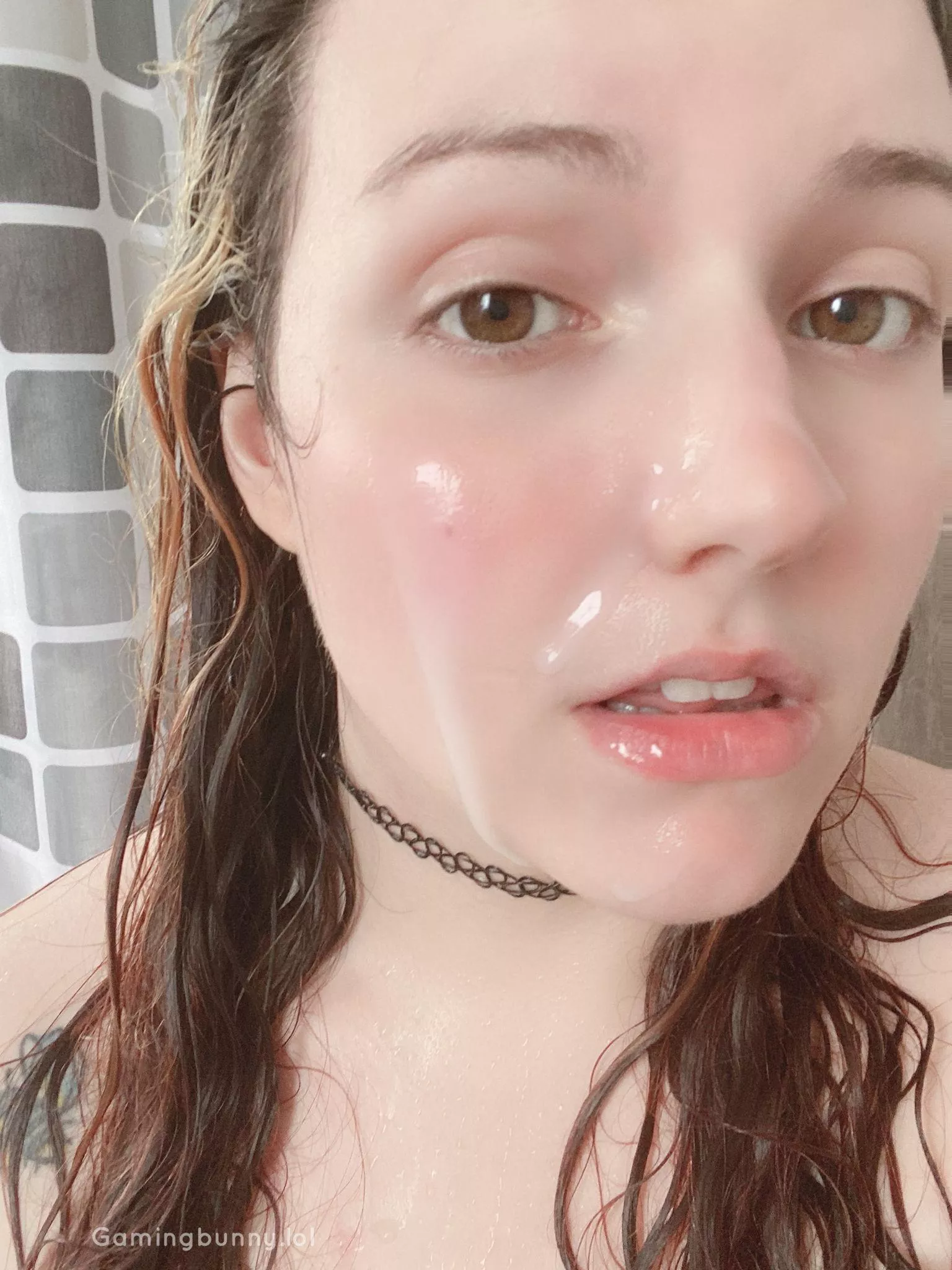 Shimmering with cum posted by Gamingbunnyx