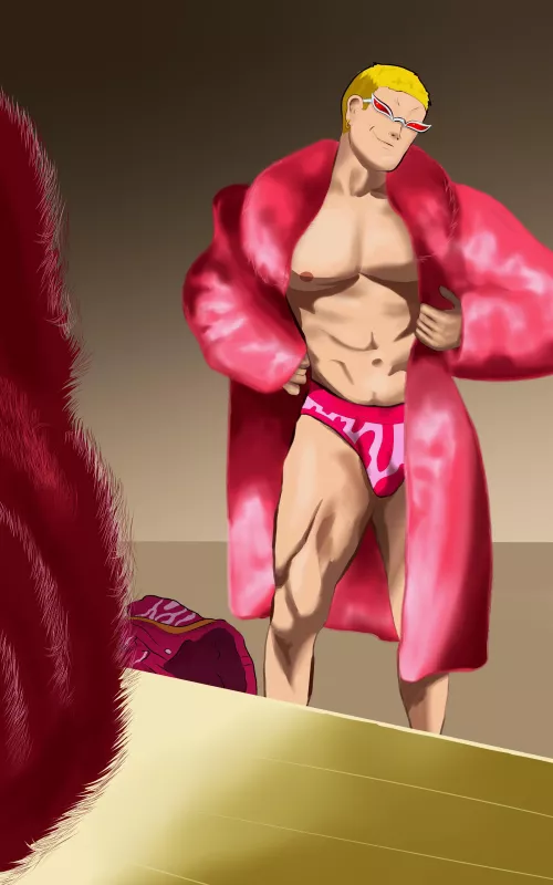 Doflamingo fanart (artist: me, painpeul4u) by painpeul4u