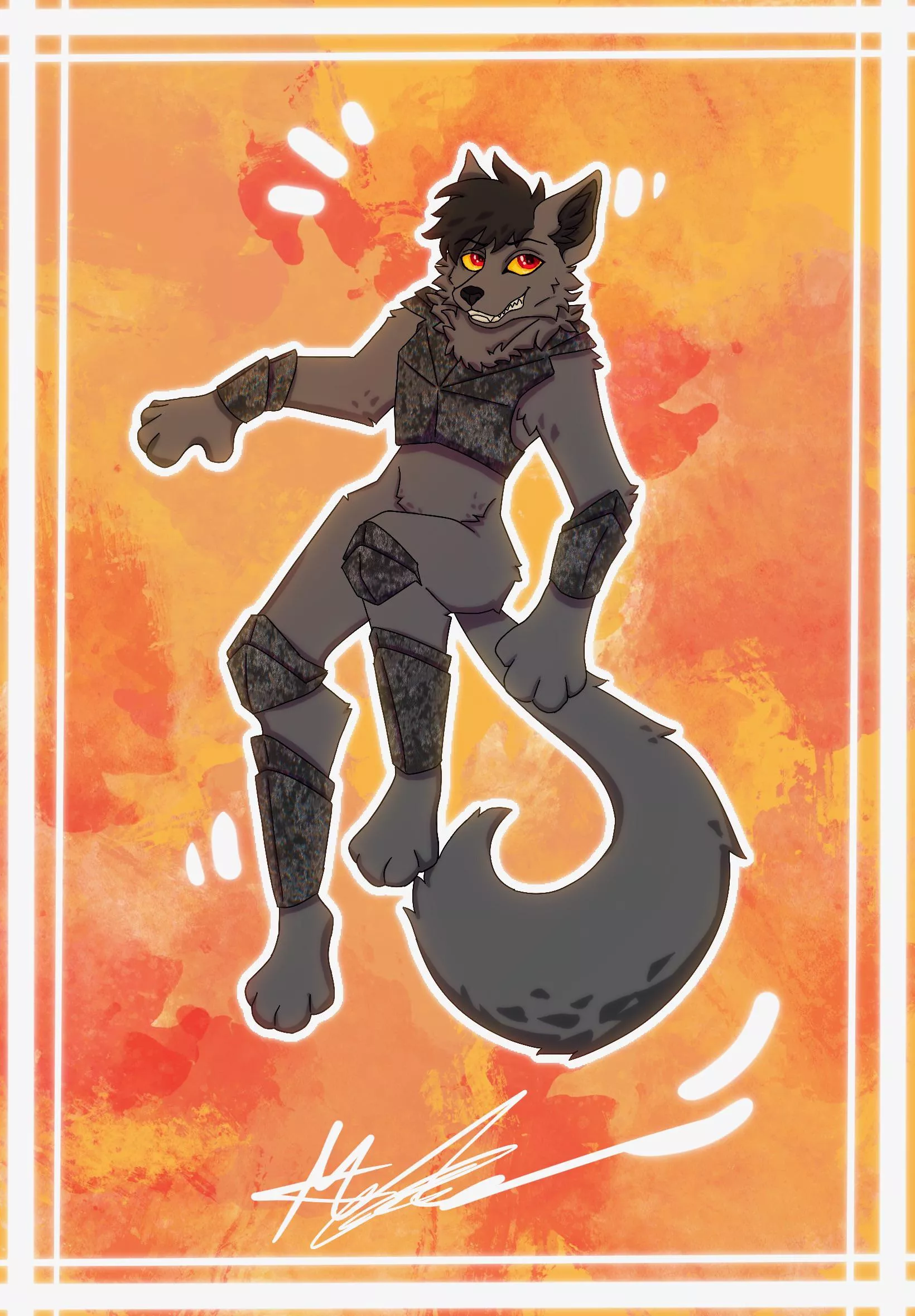 One of my friends drew my fursona for my Birthday posted by Striking-Arachnid841