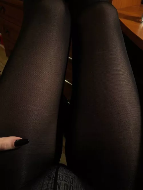 only my legs, only black tights by s0phiesapphire