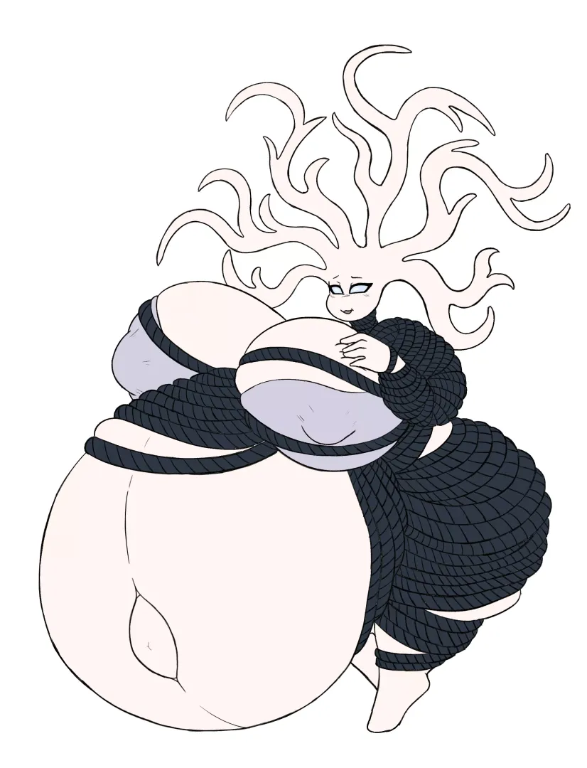 overdue and hefty white lady ~ by @Yatynat and @MarziBelly by Easy-Entertainment-9