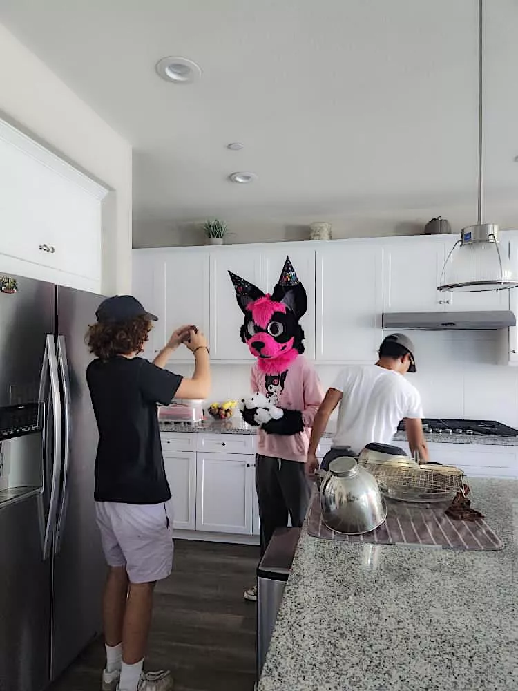 Pulled up to my friends birthday party, they covered me in hats :3 posted by ColinTBC