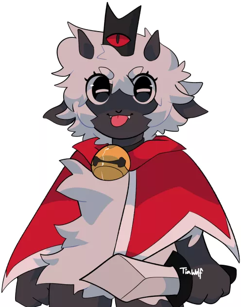 the cutest cult leader ever (drawing by me!!) by tiatiawulf