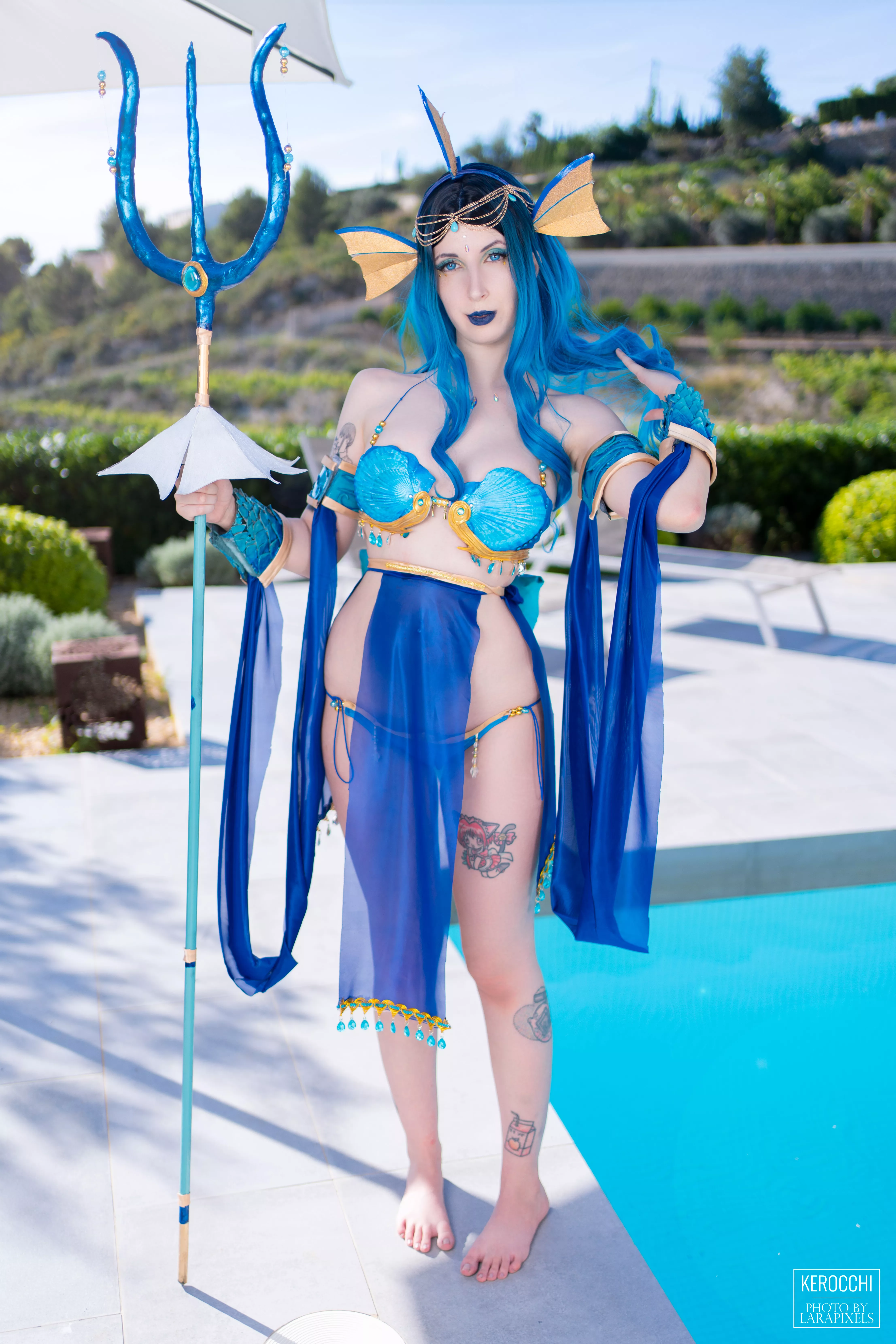 Vaporeon sexy armour! pokemon cosplay by kerocchi posted by kerocchi