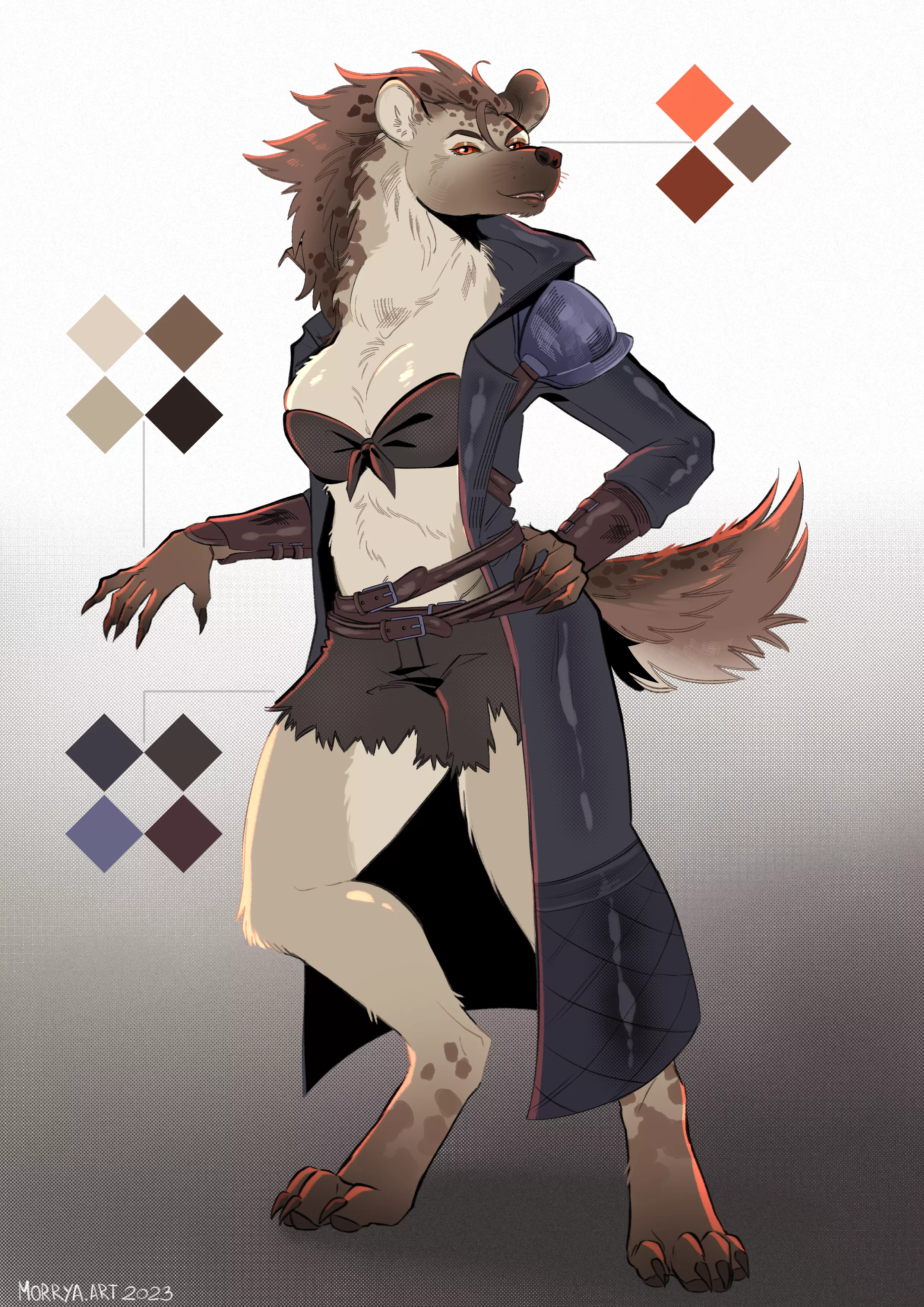 Werehyenna design i made posted by MorryaArt