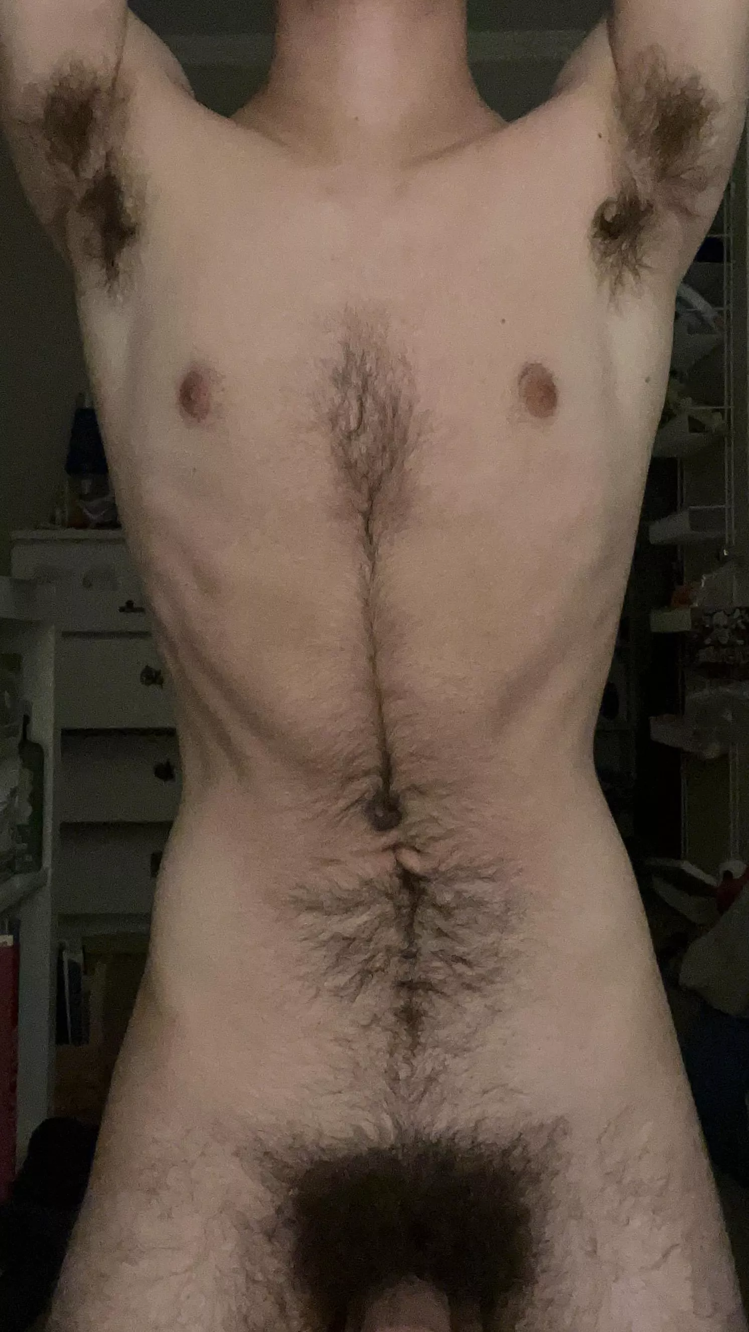 18, hairy enough? posted by Horny_fly
