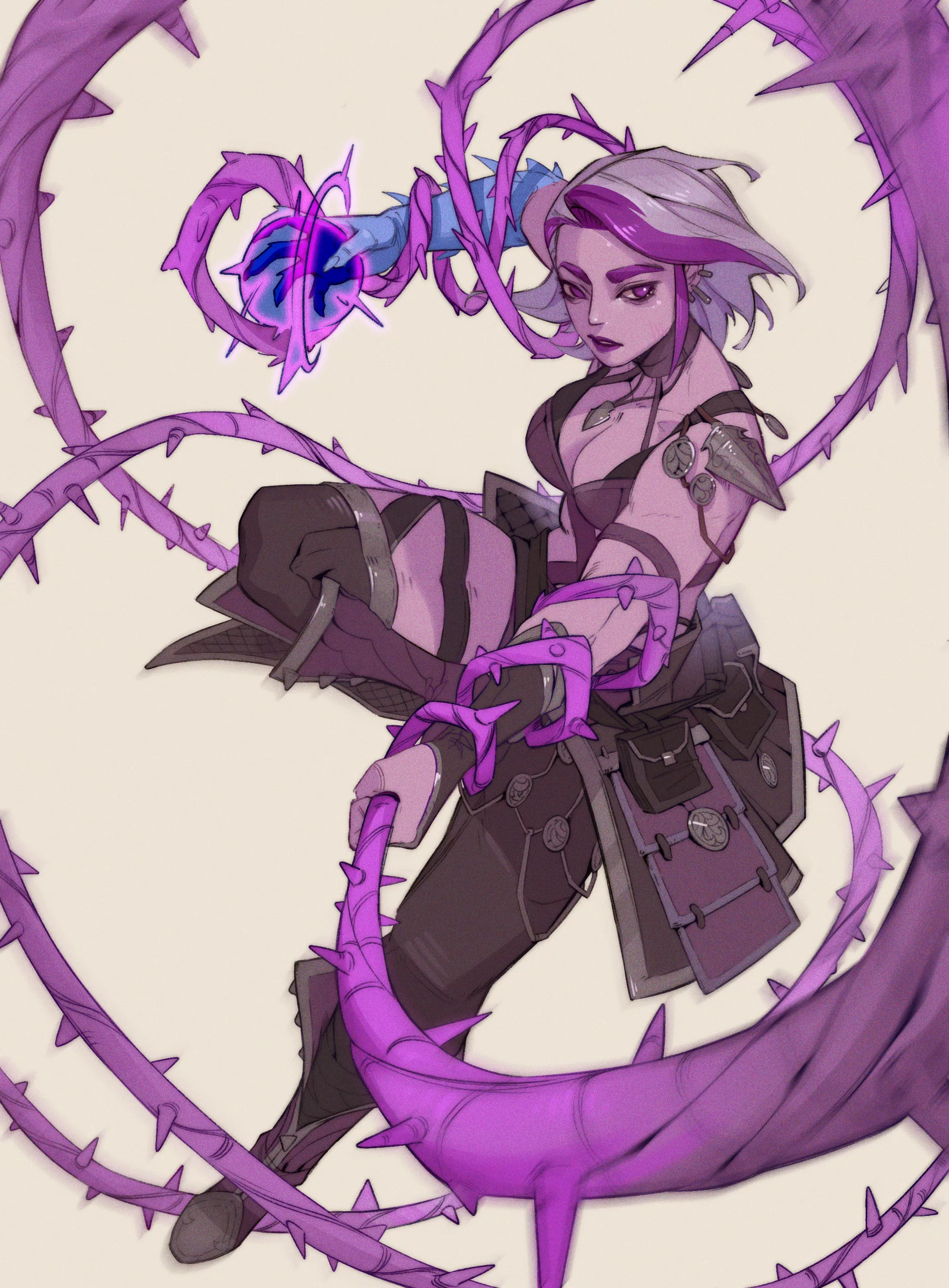 Character art by me (accidentally turned into Hermit Purple) posted by Kai0704