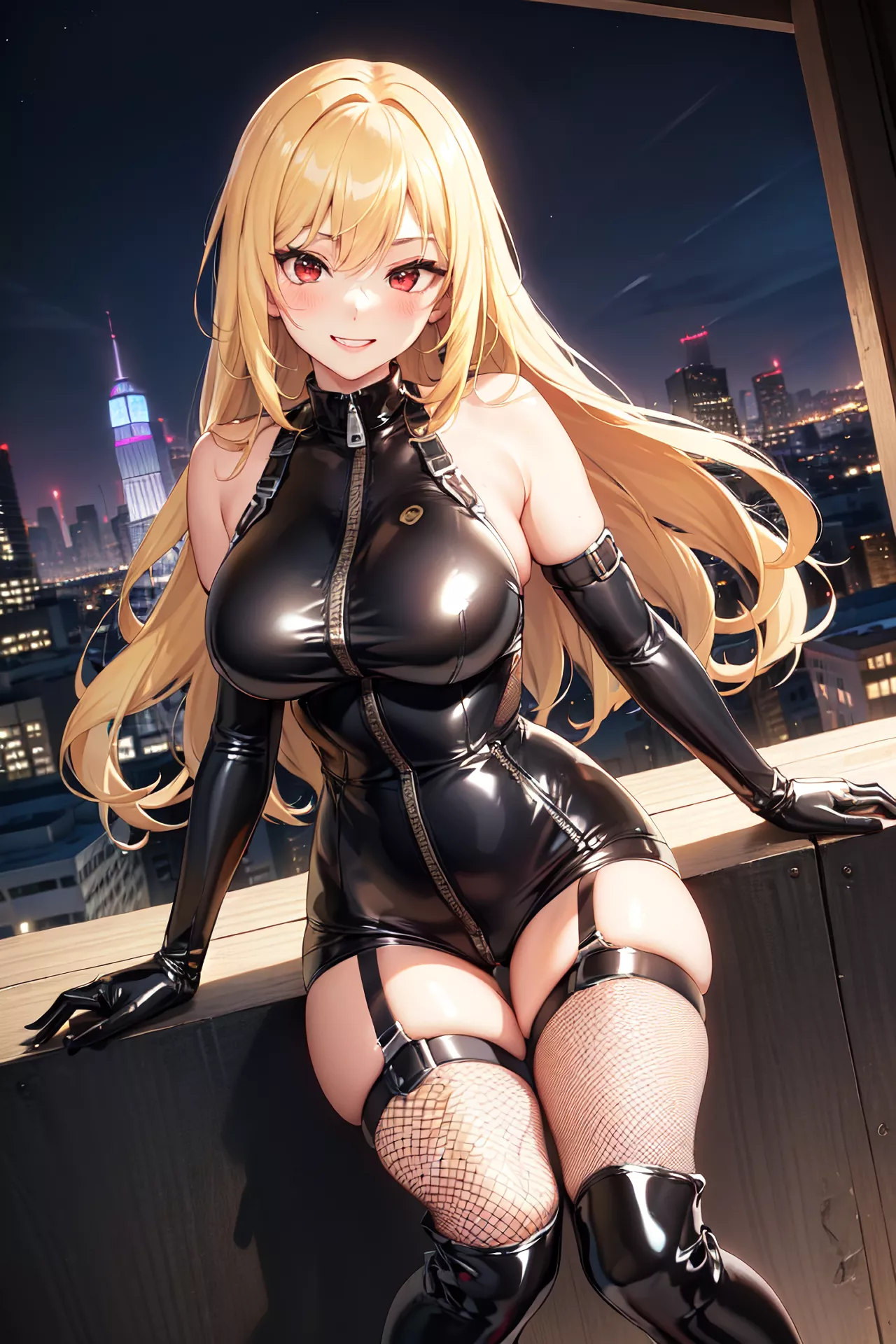 Fish Nets, Thigh Boots, & Garter Straps posted by CheetahSperm18