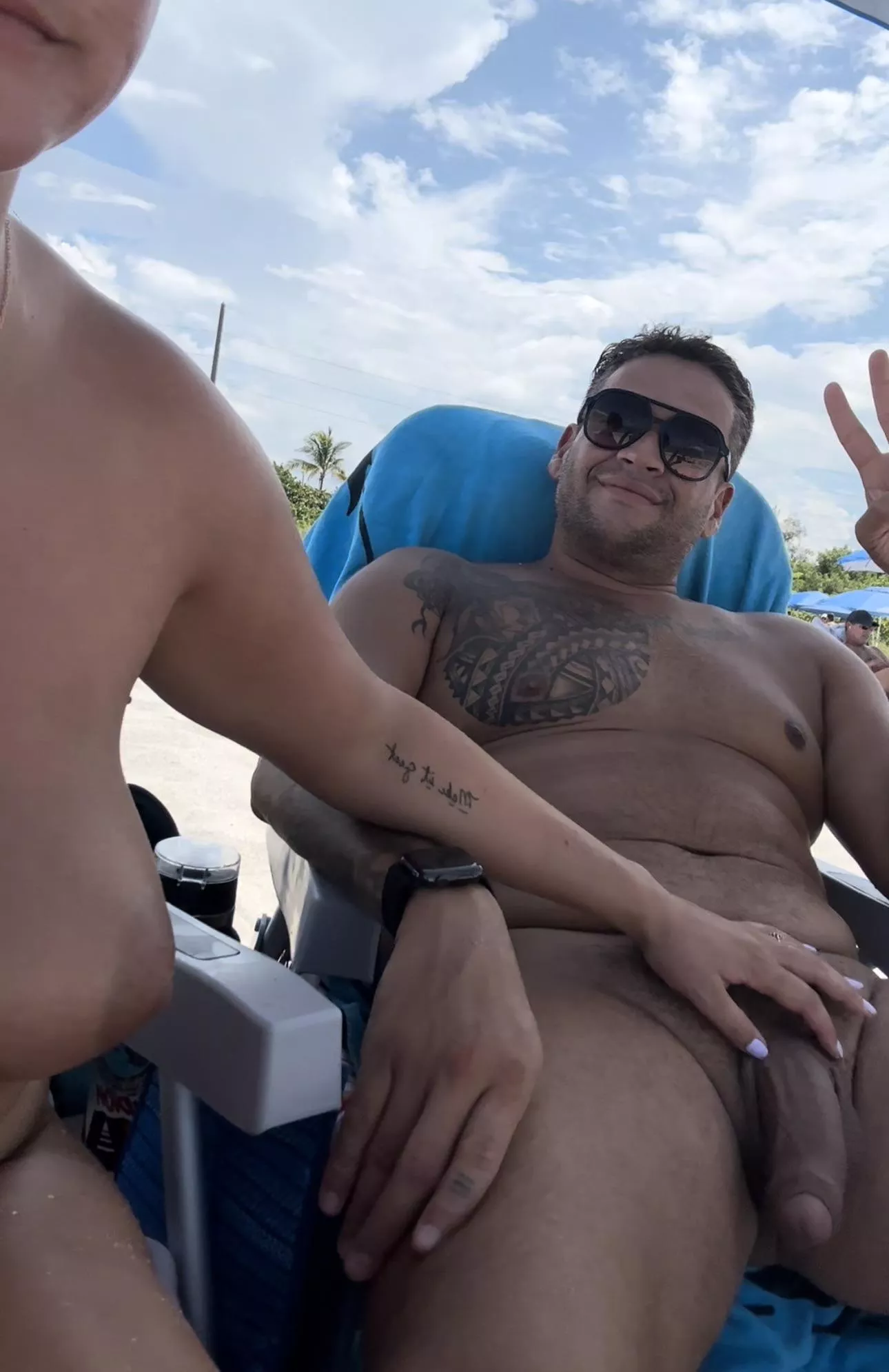 Fun at the beach 😈 posted by Mrsunburnsugar