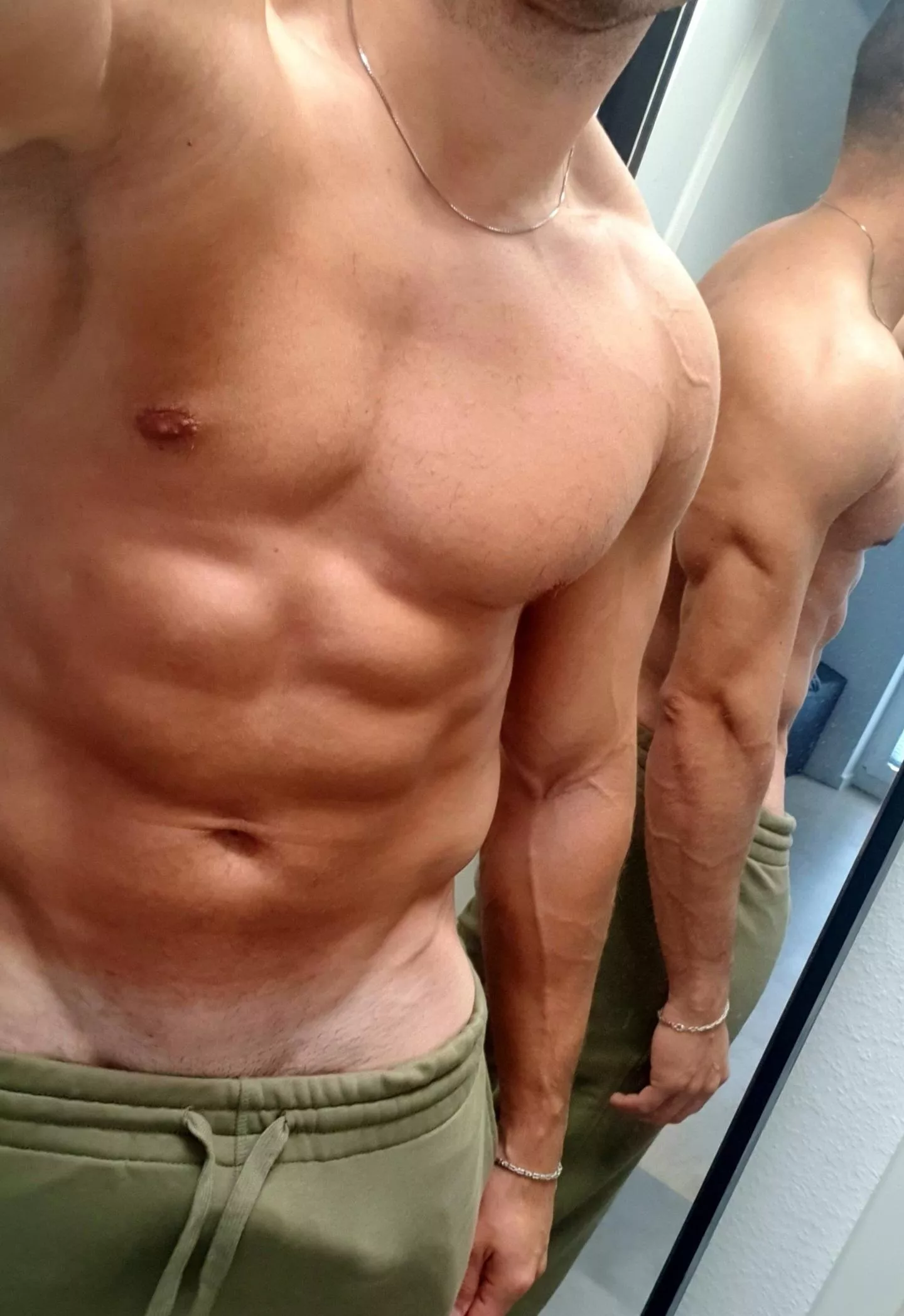 Gray pants are hot, what about green ones? posted by CheesusChristus