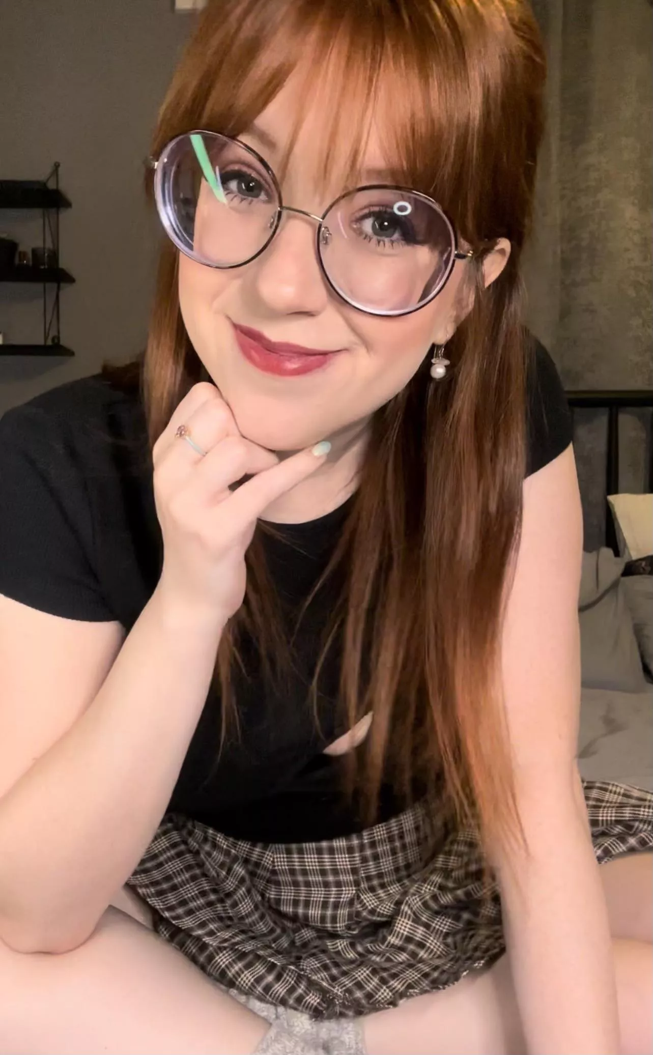 I felt kinda cute wearing my glasses 💕 [F] posted by snildeep