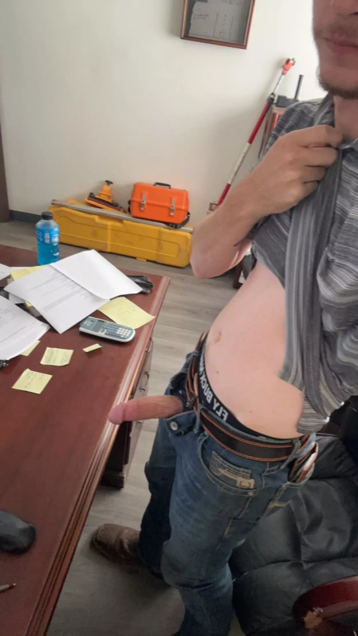 Nothing like having your cock out in the office! posted by Special-Ninja1149