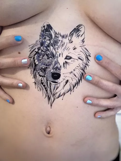 Once in a blue moon.. by Nerdbird_OF