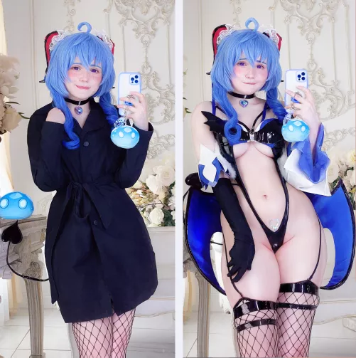 Succubus Ganyu cosplay (Neyrodesu) by Neyrodesu