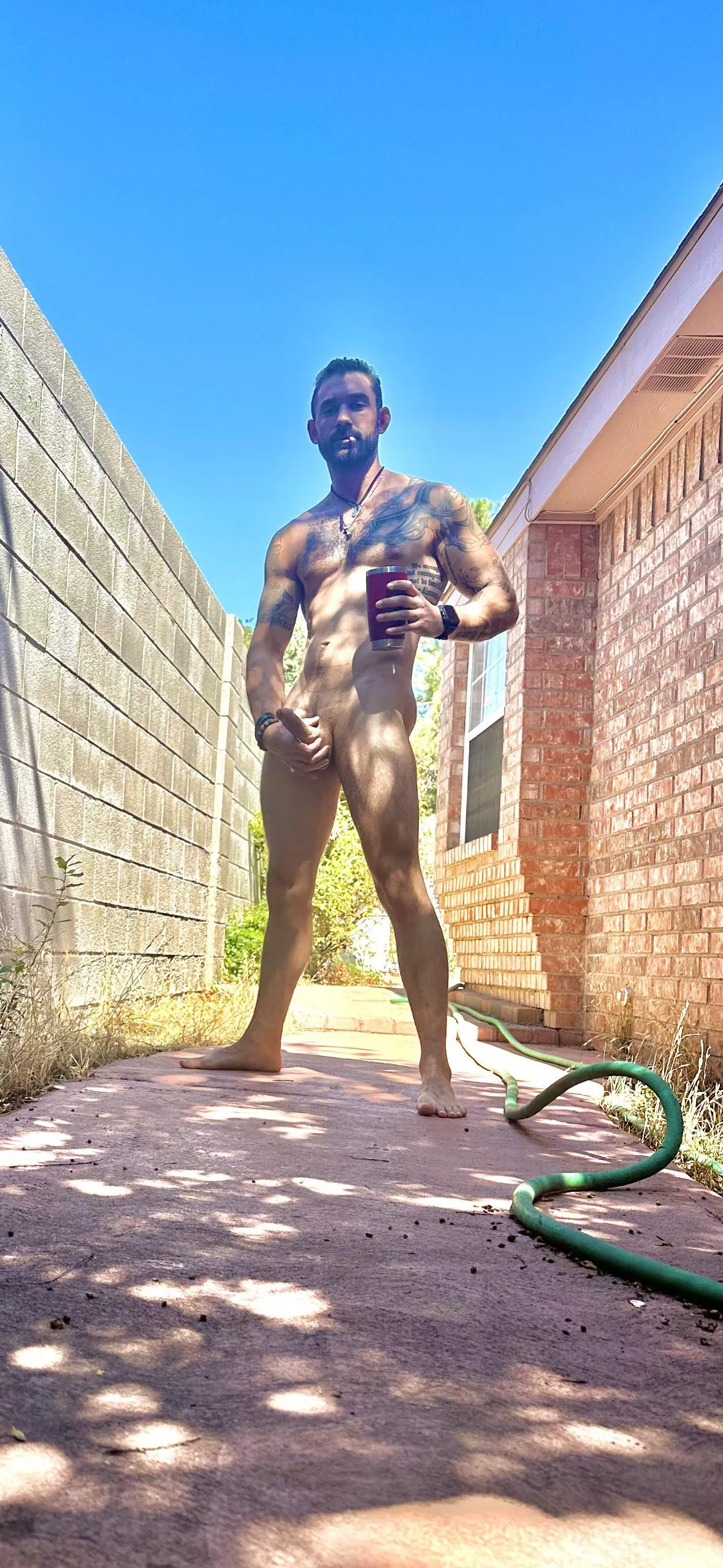 [32] Beard ✔️Black Rifle coffee ✔️ Menthol cigarette ✔️ Hard cock ✔️ what is missing ❓ posted by Grey_Stoic