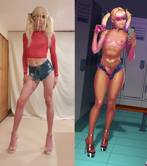 Anyone into cosplay gurls? I'll be your sweet little 🍑 by AdrianaShaw