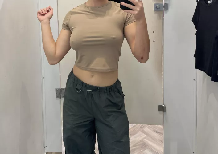 Cheeky crop top by SkylaRosy