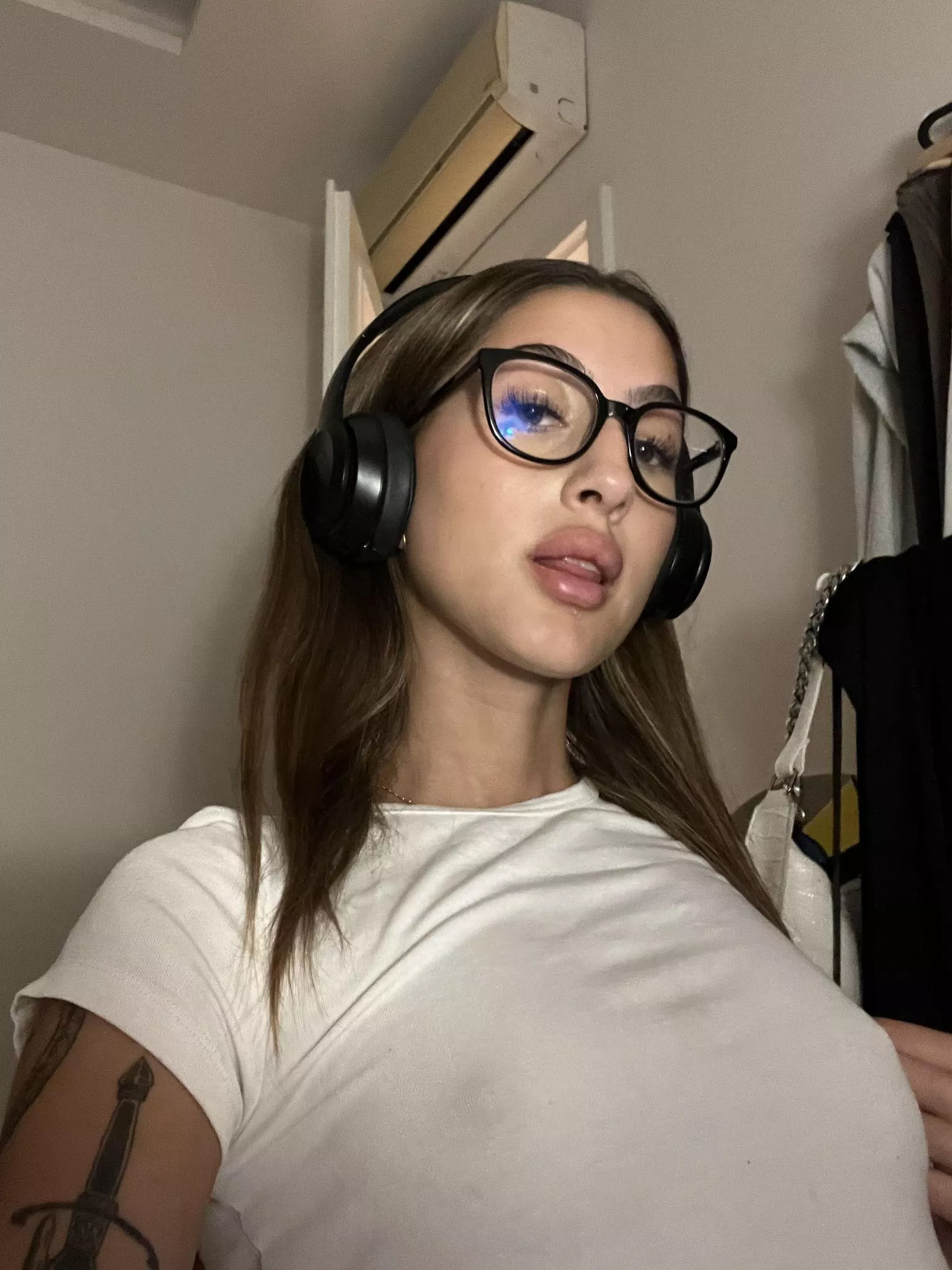 Clothes come off, glasses stay on posted by PurpleClasss