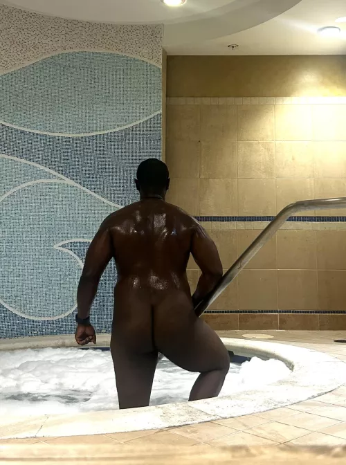 I love the hot tub after a good workout by streaking-bair