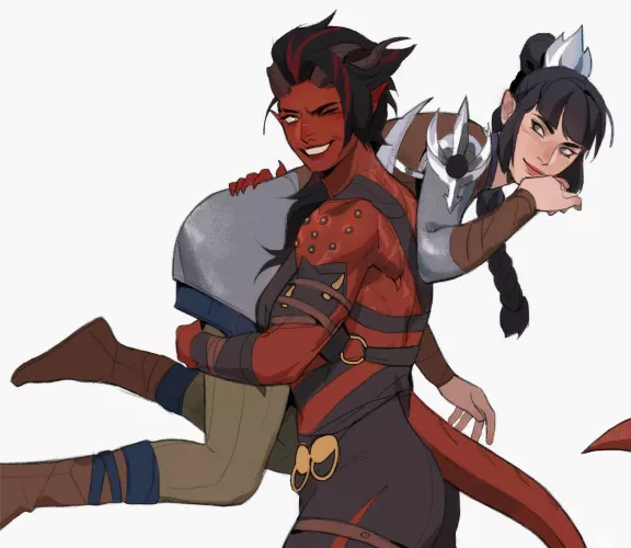 Karlach claims her goth girlfriend (Lara Jenn) [Baldur’s Gate 3] by MillionHypotheses