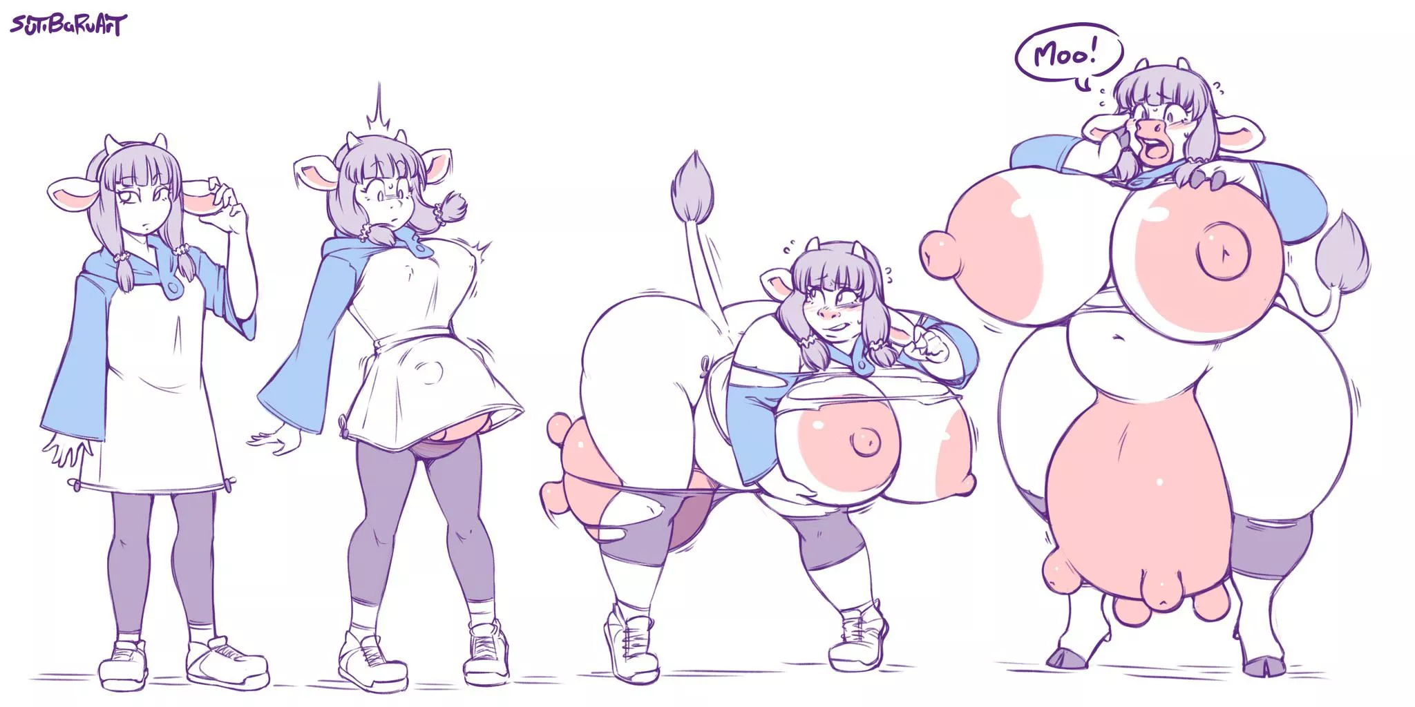 Megumi goes Moo (Sutibaru) posted by BroMyers