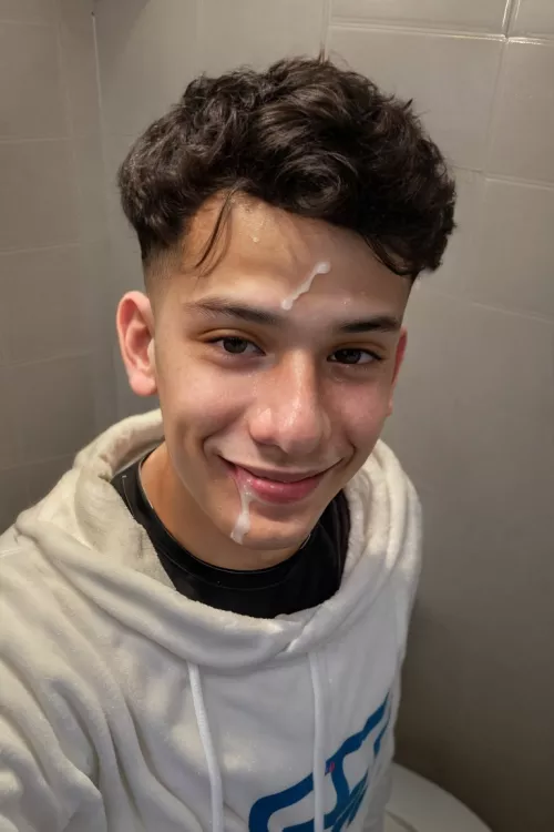 Pov: let me know before you cum - yeah sure don't worry lol 🤤 (In the public restroom) by bastian033ok